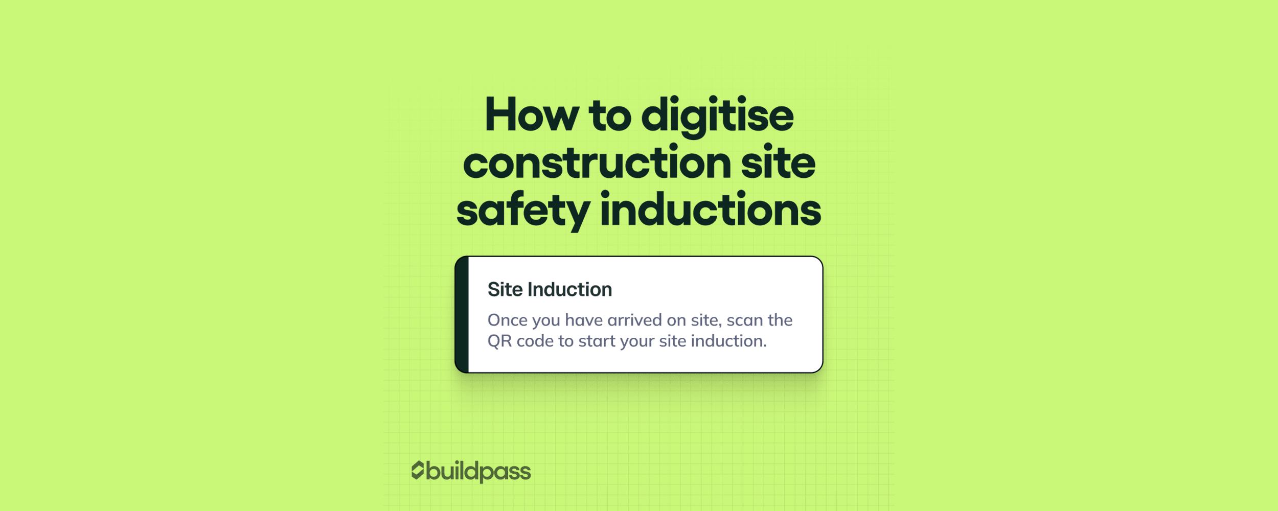 How to digitise construction site safety inductions