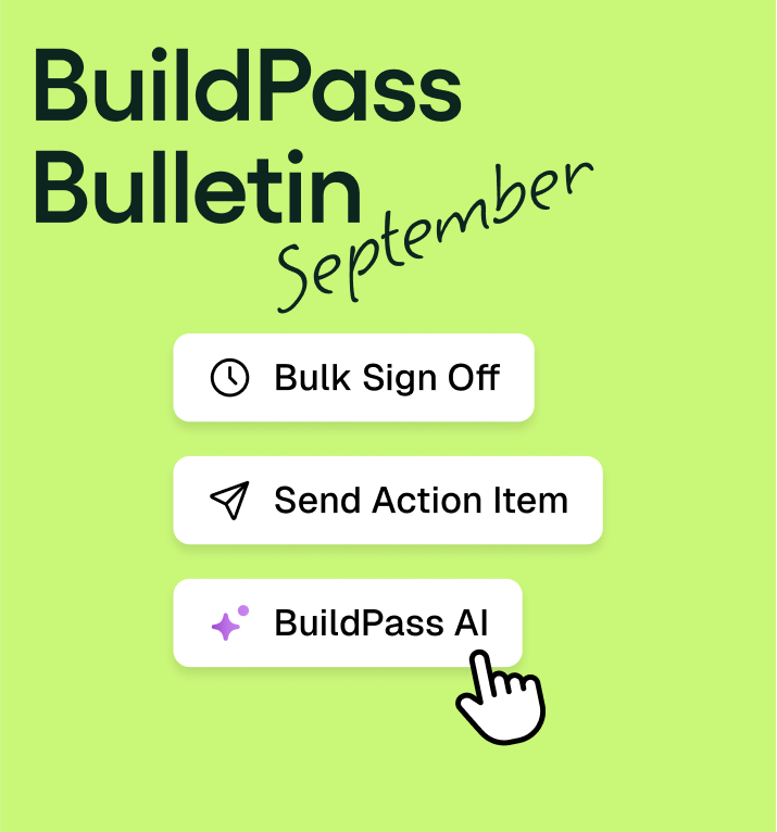 BuildPass Bulletin | September Edition