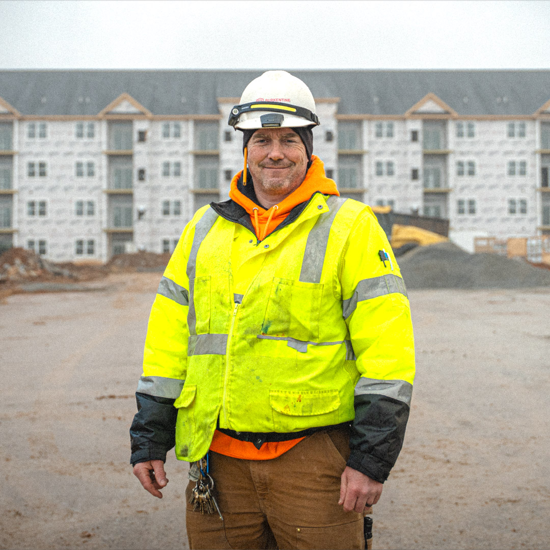 Burkentine delivers 750 homes a year. BuildPass runs the field.